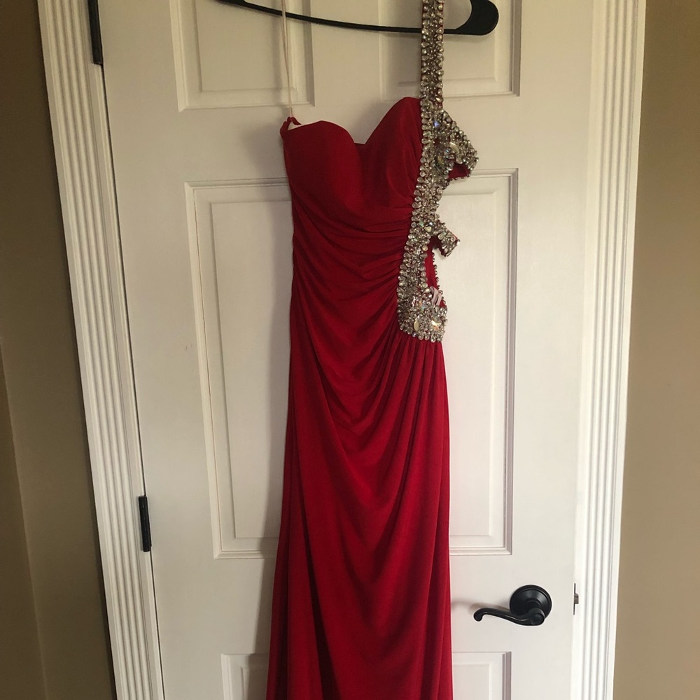 Scarlett one strap prom dress